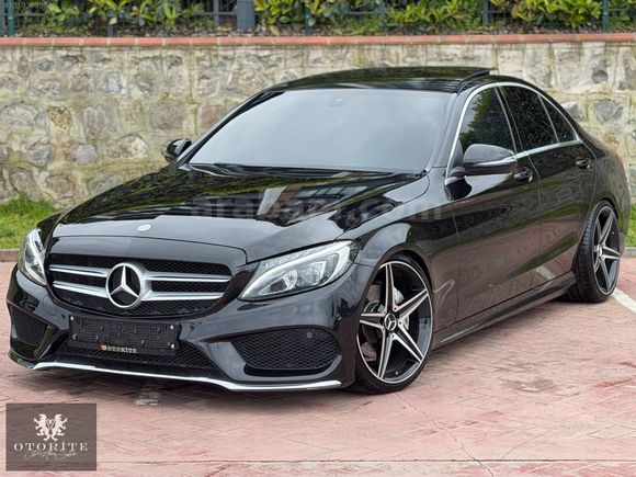 OTORİTE 2015 M BENZ C200D AMG ISITMA+DİKİŞLİ TRPTO+TOUCHPAD+19'