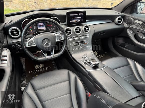 OTORİTE 2015 M BENZ C200D AMG ISITMA+DİKİŞLİ TRPTO+TOUCHPAD+19'