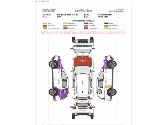 OTOMATİK VİTES DUSTER 120000 KM