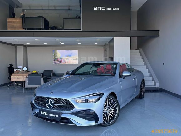YNC MOTORS 2024 MERCEDES CLE 300 AMG CABRİO BOYASIZ BAYİ KIRMIZI