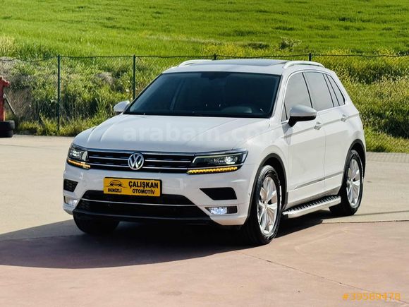 2020 SIFIRGİBİ TİGUAN HİGHLİNE 1.5 TSİ OTOMATİK BOYASIZ 99'Binkm