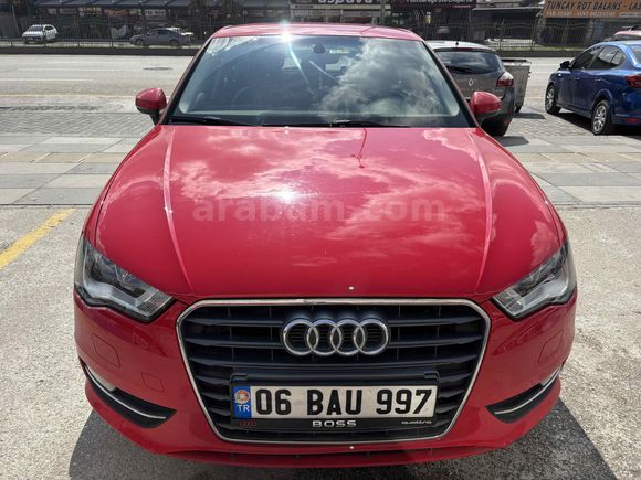 Sahibinden Audi A3 Sportback 1.6 TDI Ambition 2015 Model  72 bin de  km Kırmızı