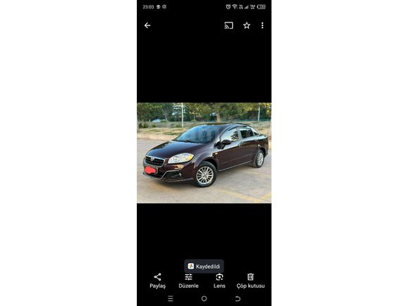 Sahibinden Fiat Linea 1.4 Fire Active Plus 2013 Model  85.000 km Bordo