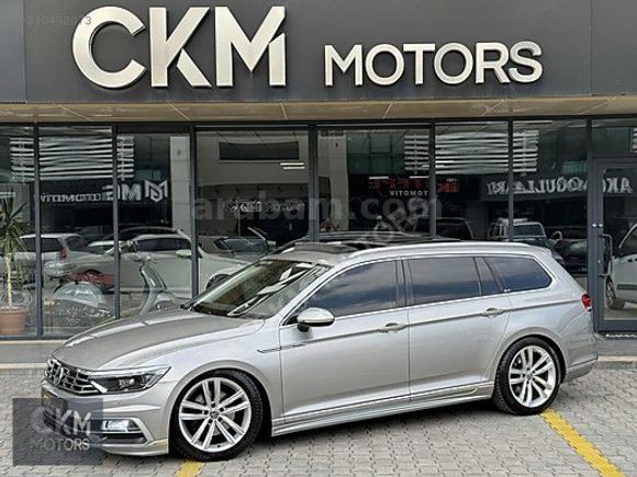 VW 2017 PASSAT VARİANT 1.4TSI R-LİNE-CAM TAVAN-HAYALET-ÇİFT NAVİ