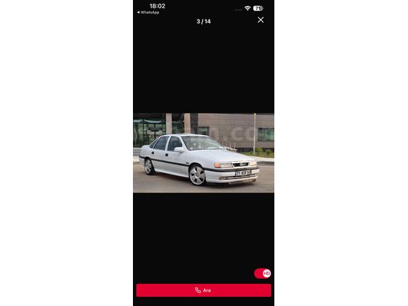 Sahibinden Opel Vectra 2.0 GLS 1994 Model 