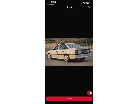 Sahibinden Opel Vectra 2.0 GLS 1994 Model 