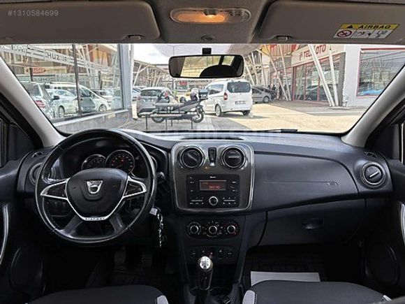 2019 DACİA SANDERO 1.5DCİ STEPWAY İÇİ DIŞI PIRIL PIRIL