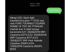 Sahibinden Ford Tourneo Courier 1.6 TDCi Titanium 2015 Model 