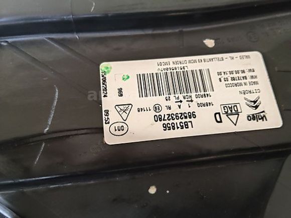 CİTROEN BERLİNGO SAĞ FAR FULL LED (YENİ MODEL)