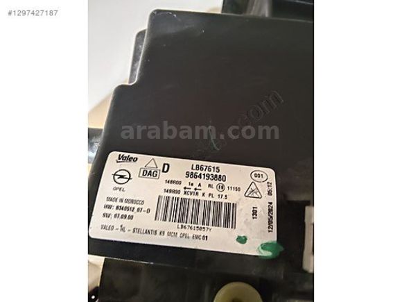 OPEL COMBO SAĞ LED FAR MERCEKLİ