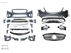 MERCEDES W205 C SERISI MAKYAJLI AMG GÖRÜNÜM TAMPON SETI İTHAL