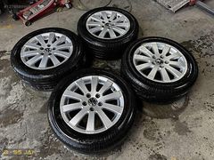 16 inç ORJİNAL VOLKSWAGEN PASSAT CADDY GOLF5 JANT LASTİK TEMİZ