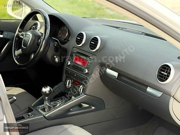 2012 MODEL AUDİ A3 1.6 TDİ ATTRACTİON CAM TAVANLI / BOYASIZ