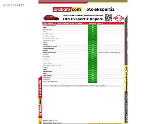 2017 BOYASIZ OTOMATİK VİTES 70 BİNDE