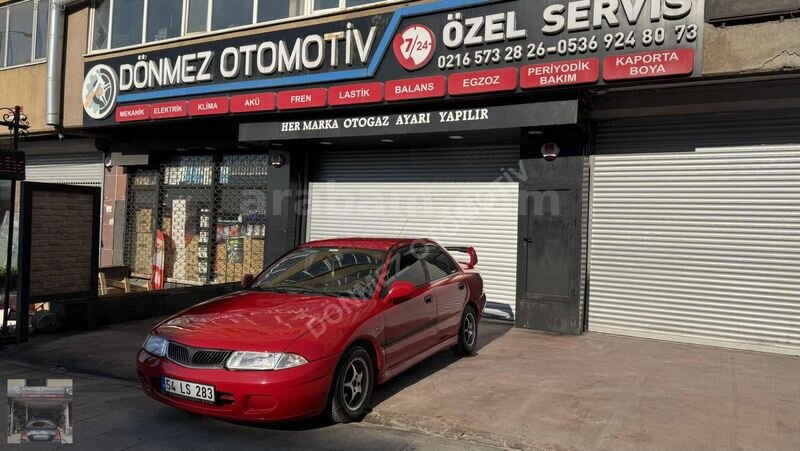 Galeriden Mitsubishi Carisma 1.6 GLX 1999 Model İstanbul 460.000 km Kırmızı