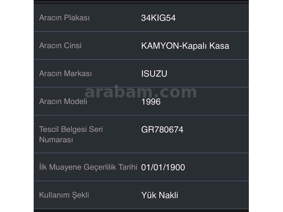 Sahibinden Isuzu NPR 