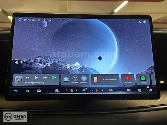 BARAN MOTORS 2015 SEALION 7 DESIGN İÇ KAMERA PPF CAM TVN BOYASIZ