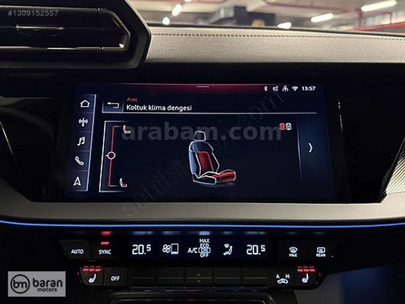 BARAN MOTORS 2025 AUDİ A3 ADVANCED CAM TAVAN ISITMA BOYASIZ