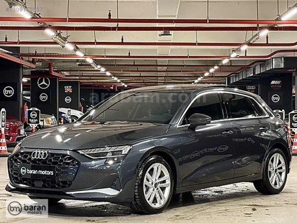 BARAN MOTORS 2025 AUDİ A3 ADVANCED CAM TAVAN ISITMA BOYASIZ
