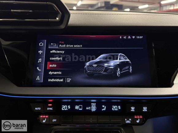 BARAN MOTORS 2025 AUDİ A3 ADVANCED CAM TAVAN ISITMA BOYASIZ