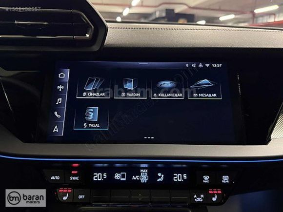 BARAN MOTORS 2025 AUDİ A3 ADVANCED CAM TAVAN ISITMA BOYASIZ