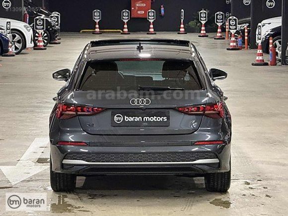 BARAN MOTORS 2025 AUDİ A3 ADVANCED CAM TAVAN ISITMA BOYASIZ