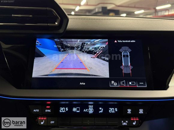 BARAN MOTORS 2025 AUDİ A3 ADVANCED CAM TAVAN ISITMA BOYASIZ