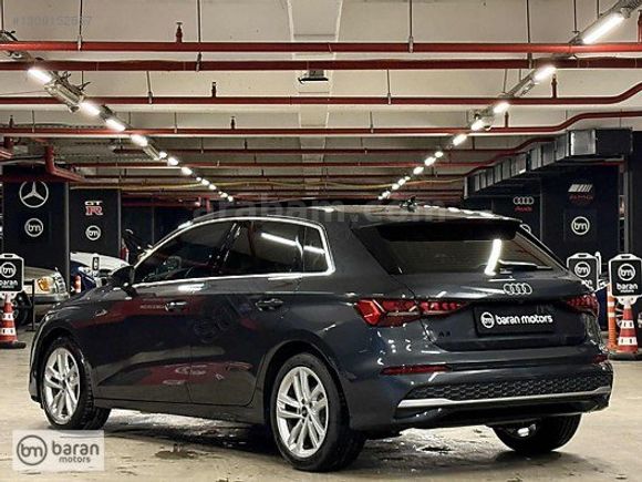 BARAN MOTORS 2025 AUDİ A3 ADVANCED CAM TAVAN ISITMA BOYASIZ