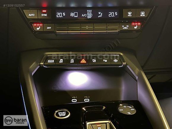 BARAN MOTORS 2025 AUDİ A3 ADVANCED CAM TAVAN ISITMA BOYASIZ