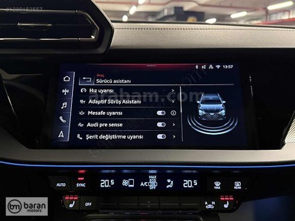 BARAN MOTORS 2025 AUDİ A3 ADVANCED CAM TAVAN ISITMA BOYASIZ