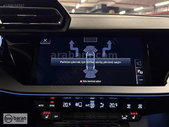 BARAN MOTORS 2025 AUDİ A3 ADVANCED CAM TAVAN ISITMA BOYASIZ