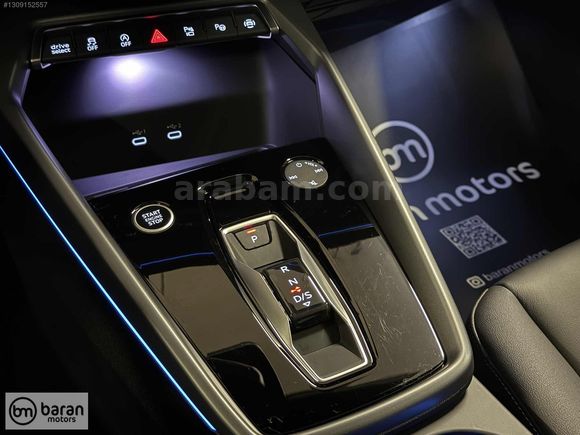 BARAN MOTORS 2025 AUDİ A3 ADVANCED CAM TAVAN ISITMA BOYASIZ