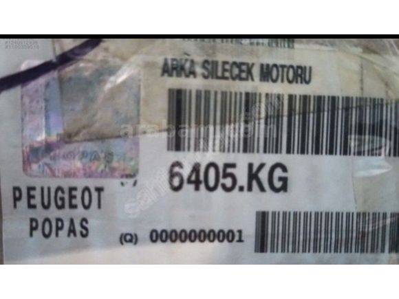 SİLECEK MOTORU BİPPER ORJİNAL