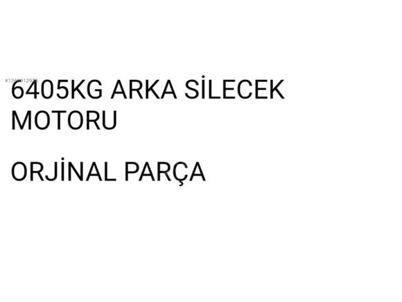 SİLECEK MOTORU BİPPER ORJİNAL