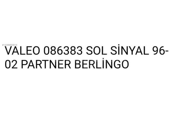 SİNYAL PARTNER BERLİNGO