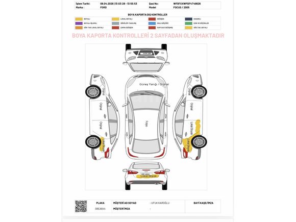 Sahibinden Ford Focus 1.6 Ghia 2005 Model 