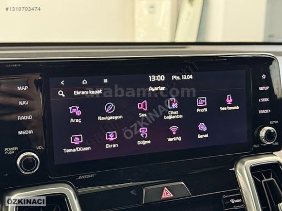 ÖZKINACI'DAN 2021 SORENTO 1.6 HYBRID 4X4 7KİŞİLİK-K.KARTA TAKSİT