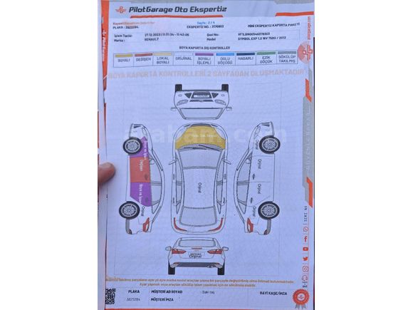 Sahibinden Renault Symbol 1.2 Expression 2012 Model