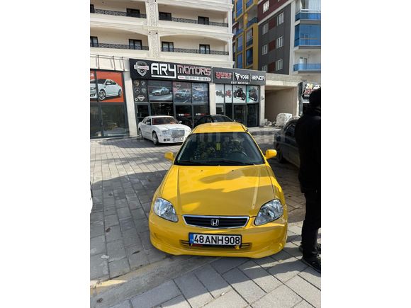 Sahibinden Honda Civic 1.4 S 1996 Model  282.000 km Sarı