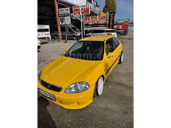 Sahibinden Honda Civic 1.4 S 1996 Model  282.000 km Sarı