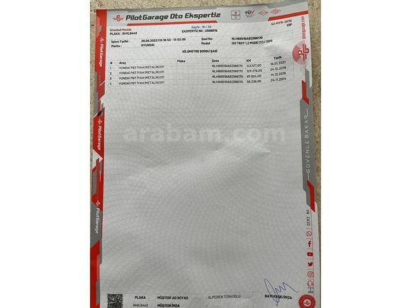 Sahibinden Hyundai i20 Troy 1.2 DOHC Mode 2011 Model 