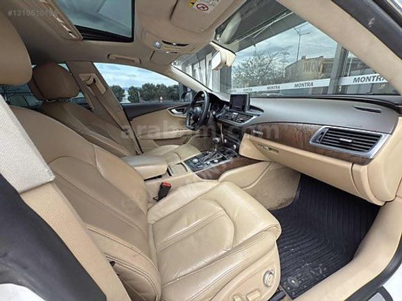 2014 BAYİİ AUDI A7 3.0 TDİ V6 QUATTRO BEYAZ İÇ KREM