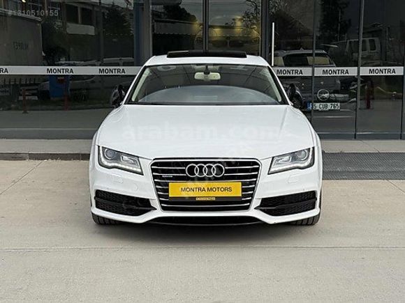 2014 BAYİİ AUDI A7 3.0 TDİ V6 QUATTRO BEYAZ İÇ KREM