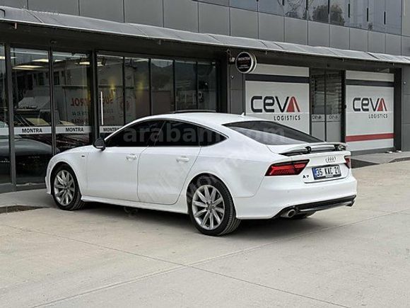 2014 BAYİİ AUDI A7 3.0 TDİ V6 QUATTRO BEYAZ İÇ KREM