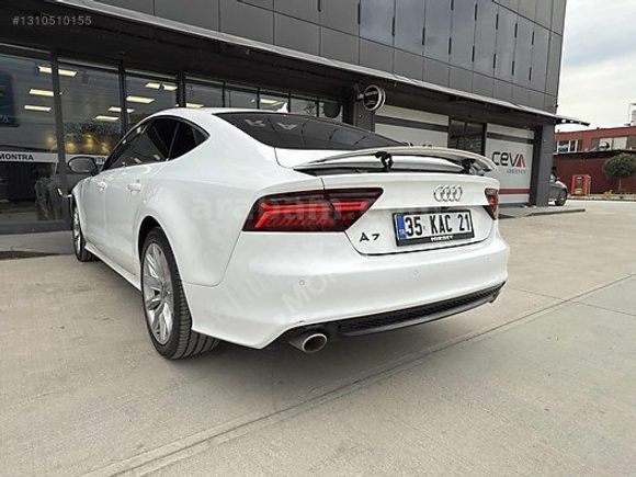 2014 BAYİİ AUDI A7 3.0 TDİ V6 QUATTRO BEYAZ İÇ KREM
