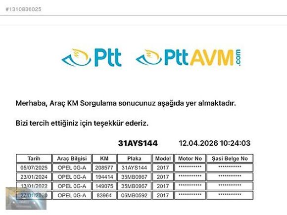 2017 INSİGNİA FIRSAT ARACI