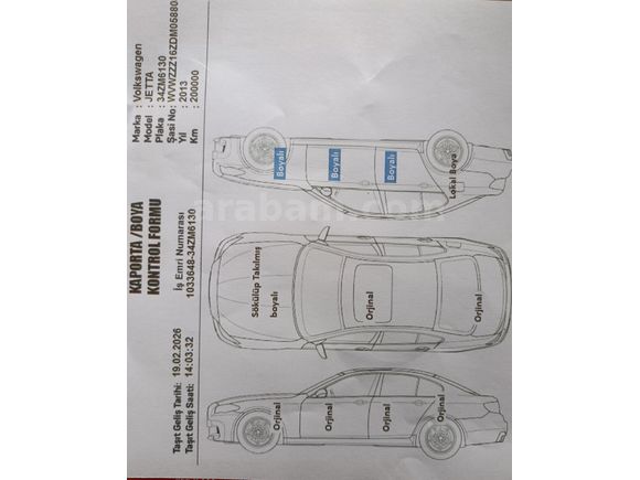 DEĞİŞENSİZ TEMİZ OTOMATİK JETTA