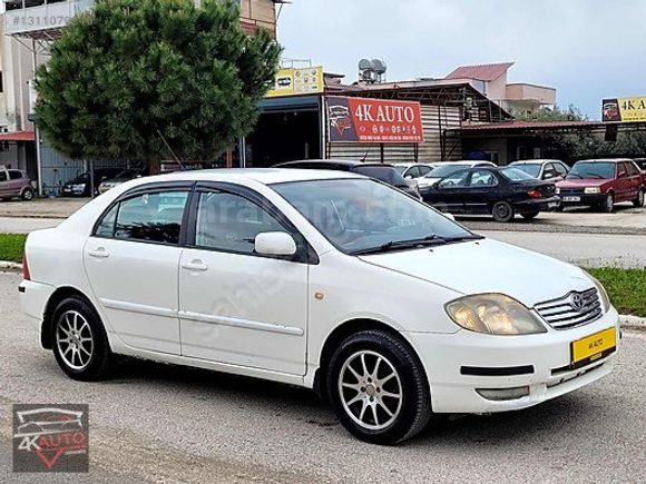 EN DİP RAKAMA 2004 COROLLA 1.6 TERRA LPG 230 BİNDE