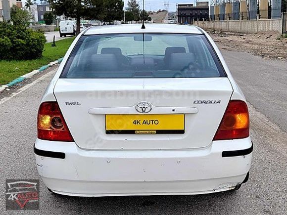 EN DİP RAKAMA 2004 COROLLA 1.6 TERRA LPG 230 BİNDE