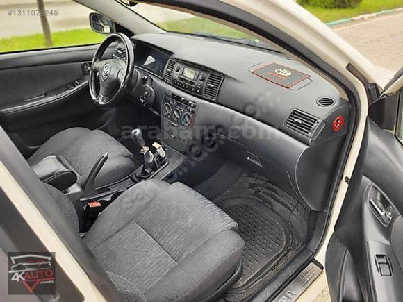 EN DİP RAKAMA 2004 COROLLA 1.6 TERRA LPG 230 BİNDE